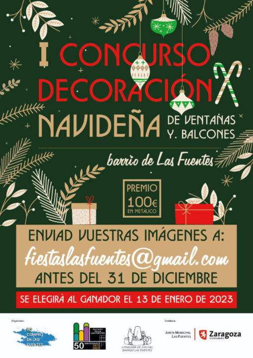 I Concurso de decoración Navideña de Ventanas y Balcones Barrio Las Fuentes.